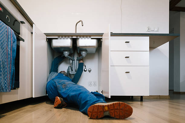 Professional Drain Cleaning technician working in May, TX